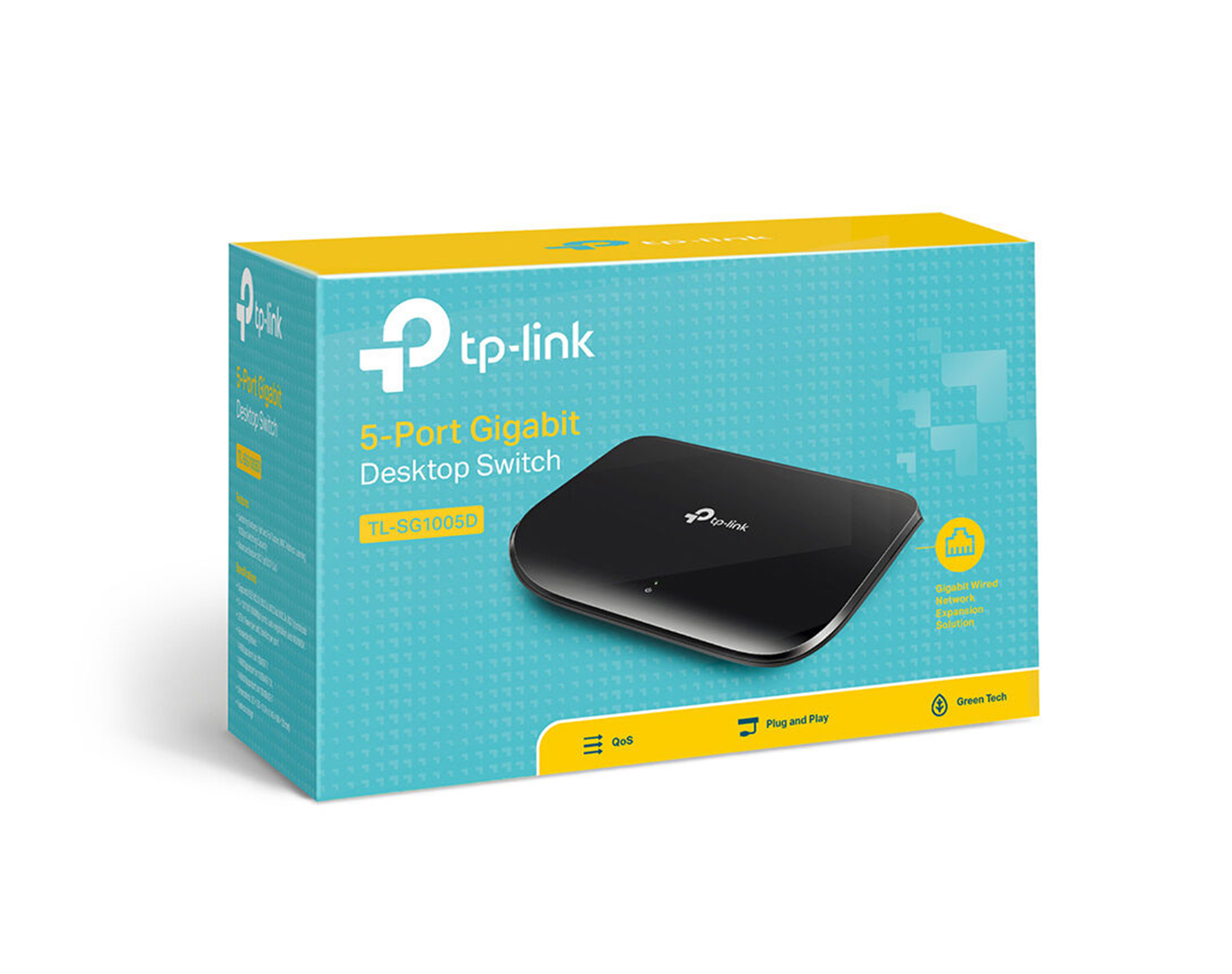 سوئیچ شبکه 5 پورت تی پی لینک مدل TL-SG1005D-4